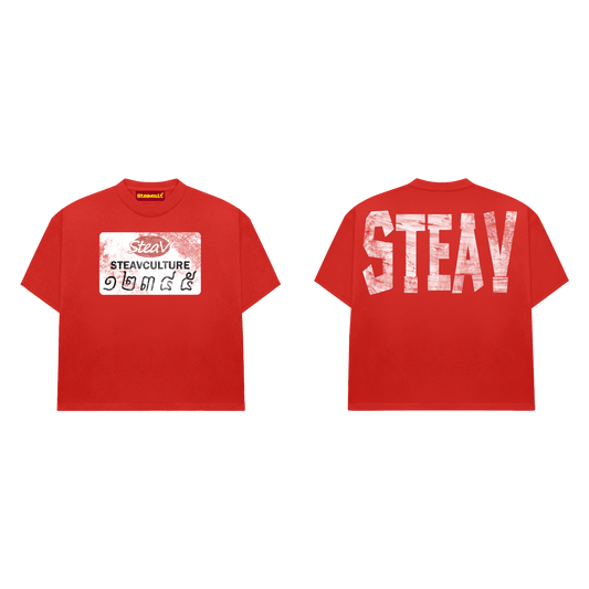 STEAV TEE 002 (RED)